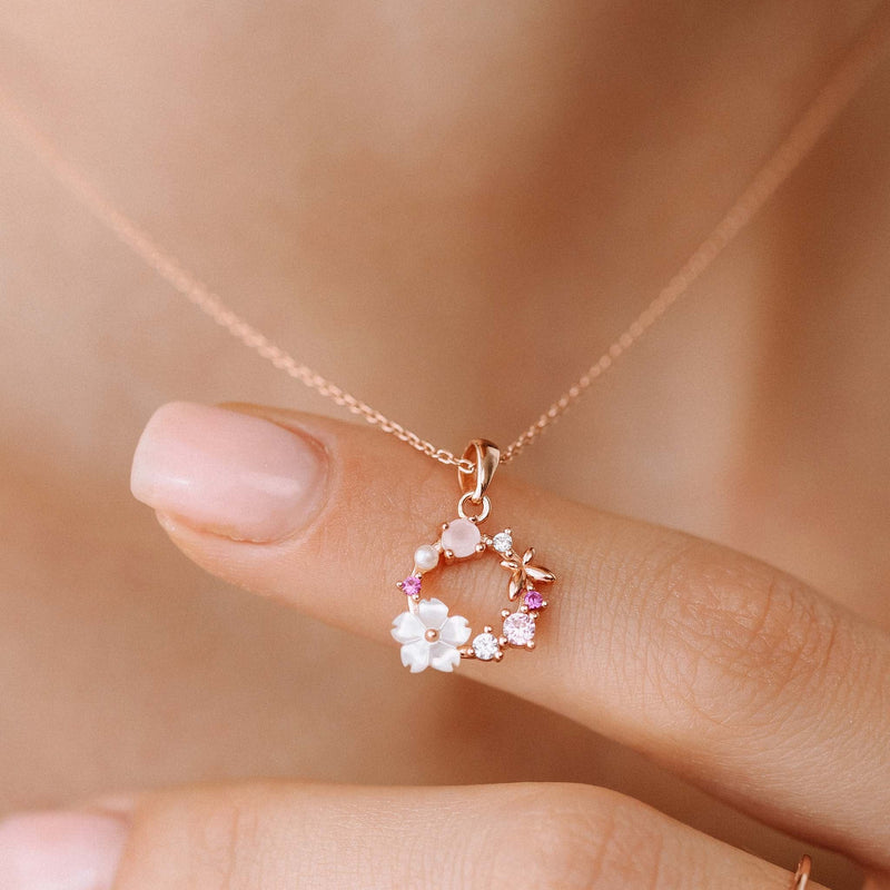 Helloice Spring Flower Necklace